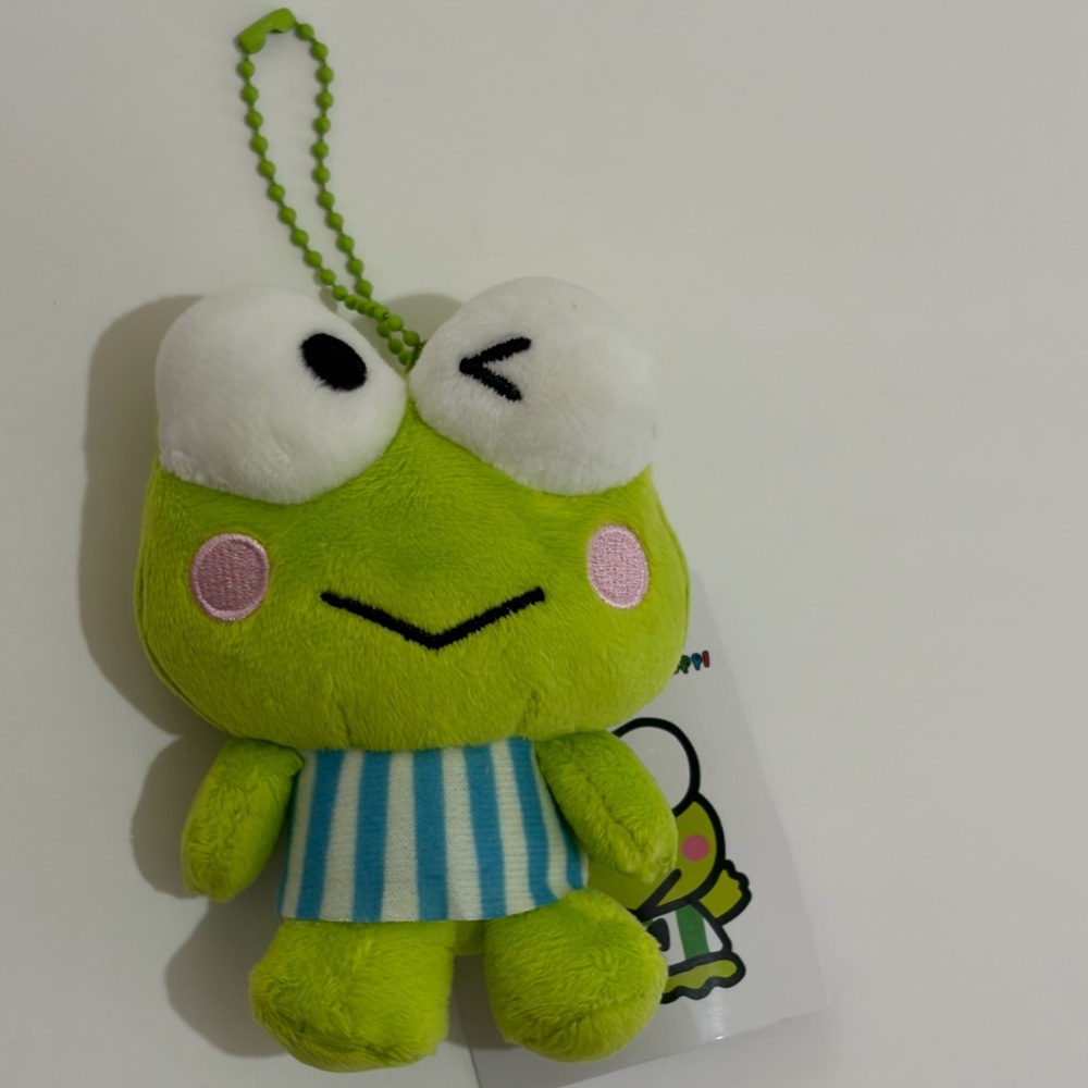 Sanrio Keroppi Plush Keychain/Charm